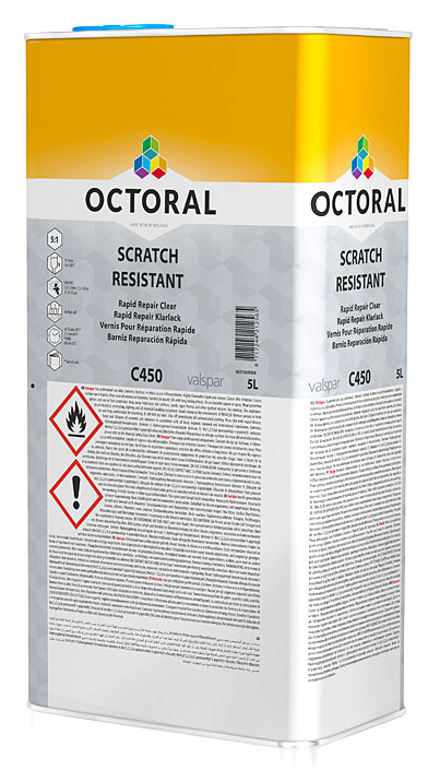C450 SCRATCH RESISTANT RAPID REPAIR CLEAR